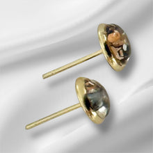 Load image into Gallery viewer, Rose Moon Studs