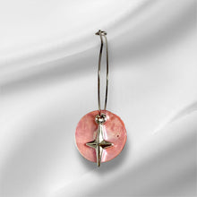Load image into Gallery viewer, Celestine Shell Hoops