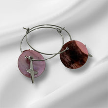 Load image into Gallery viewer, Celestine Shell Hoops
