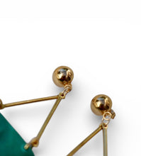 Load image into Gallery viewer, Golden Tide Statement Earrings