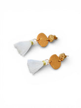 Load image into Gallery viewer, Golden Drift Tassel Earrings