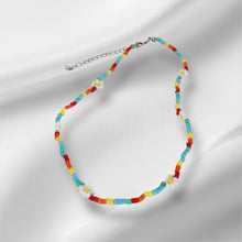 Load image into Gallery viewer, Sunny Daisy Beaded Necklace