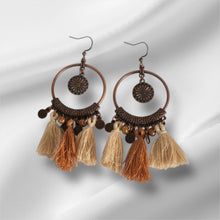Load image into Gallery viewer, Iris Tassel Earrings