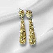 Load image into Gallery viewer, Shimmer Tassel Earrings