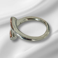 Load image into Gallery viewer, Sculpted Curve Adjustable Silver Ring