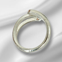 Load image into Gallery viewer, Minimalist Silver Adjustable Ring
