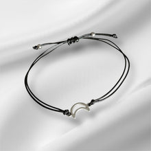 Load image into Gallery viewer, Midnight Crescent Adjustable Bracelet