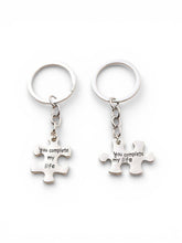 Load image into Gallery viewer, You Complete My Life Puzzle Keychain Set