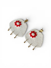 Load image into Gallery viewer, Scarlet Bloom Charm Earrings