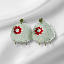Load image into Gallery viewer, Scarlet Bloom Charm Earrings