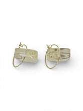 Load image into Gallery viewer, White Meadow Hoops