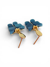 Load image into Gallery viewer, Azure Flutter Studs