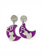 Load image into Gallery viewer, Moonlit Meow Melody Earrings