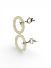 Load image into Gallery viewer, Ivory Halo Butterfly Earrings