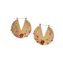 Load image into Gallery viewer, Pink Petal Chic Earrings