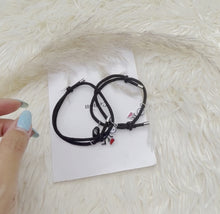 Load and play video in Gallery viewer, Couple Heart Charm Bracelet