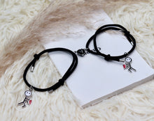 Load image into Gallery viewer, Couple Heart Charm Bracelet