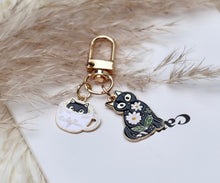 Load image into Gallery viewer, Kittie Cup Bag Charm