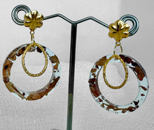 Load image into Gallery viewer, Golden Earth Dangle Earrings
