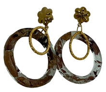 Load image into Gallery viewer, Golden Earth Dangle Earrings

