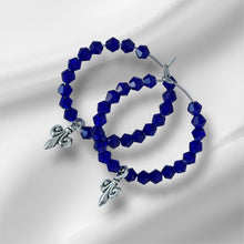 Load image into Gallery viewer, Royal Charm Hoop Earrings
