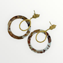 Load image into Gallery viewer, Golden Earth Dangle Earrings
