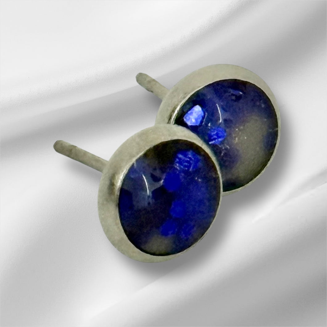 Azure Stardust Studs