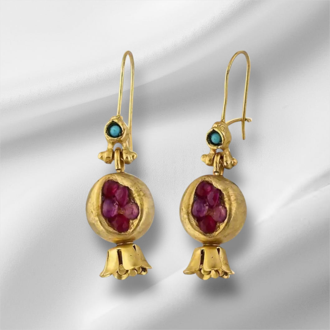 Pomegranate Earrings
