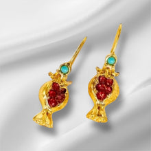 Load image into Gallery viewer, Pomegranate Earrings
