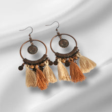 Load image into Gallery viewer, Iris Tassel Earrings
