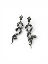 Load image into Gallery viewer, Serpentine Eclipse Statement Earrings
