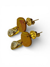 Load image into Gallery viewer, Aurora Ember Statement Earrings
