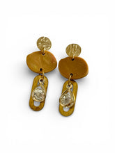 Load image into Gallery viewer, Golden Dune Sparkle Earrings
