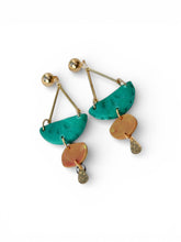 Load image into Gallery viewer, Golden Tide Statement Earrings
