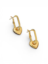 Load image into Gallery viewer, Heartlock Drop Earrings
