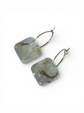 Load image into Gallery viewer, White Meadow Hoops
