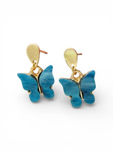 Load image into Gallery viewer, Azure Flutter Studs
