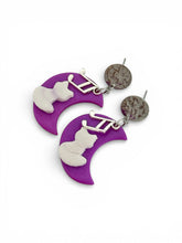Load image into Gallery viewer, Moonlit Meow Melody Earrings
