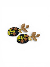 Load image into Gallery viewer, Midnight Garden Flutter Earrings
