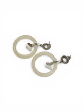 Load image into Gallery viewer, Ivory Halo Butterfly Earrings

