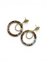 Load image into Gallery viewer, Golden Earth Dangle Earrings
