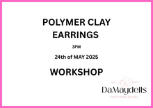 Load image into Gallery viewer, Polymer Clay Earring Workshop
