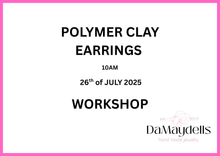 Load image into Gallery viewer, Polymer Clay Earring Workshop

