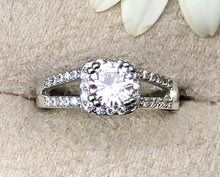 Load image into Gallery viewer, Rhinestone 925S Ring/ Size 15mm
