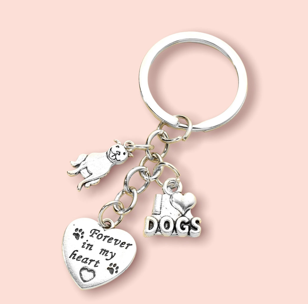 Forever Dog Keychain