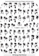 Load image into Gallery viewer, Palm Tree 3S Nail Art Stickers
